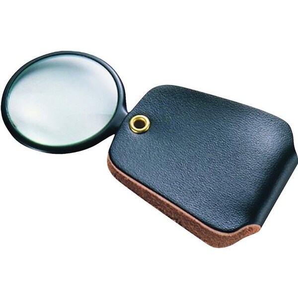 General Tools Pocket Reading Magnifier, 1 in Mirror, 25X Magnification